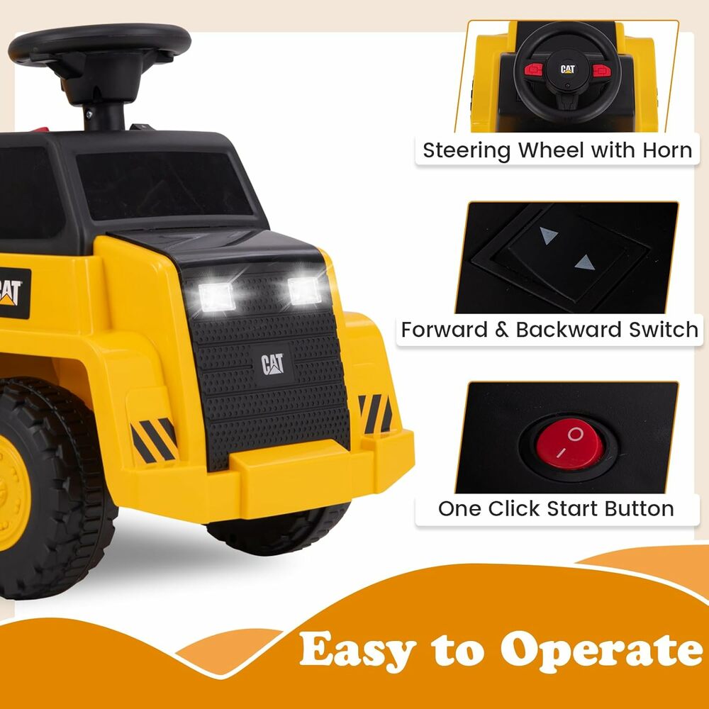 6V CAT DUMP TRUCK RIDE ON