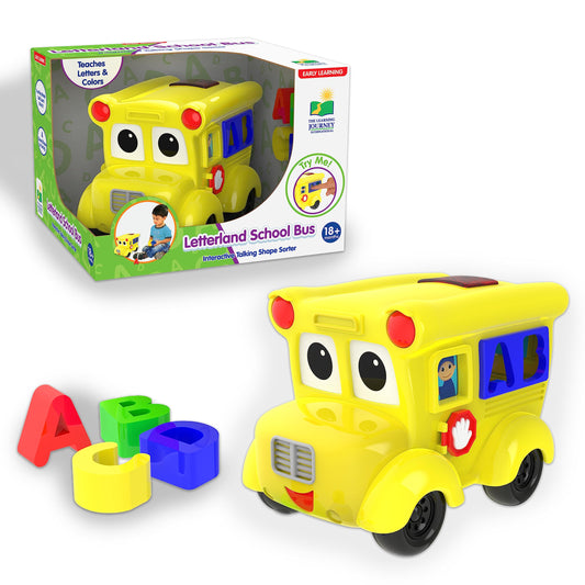 SCHOOL BUS Talking Shape Sorter (NEW)