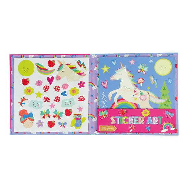 RAINBOW FAIRY STICKER ART