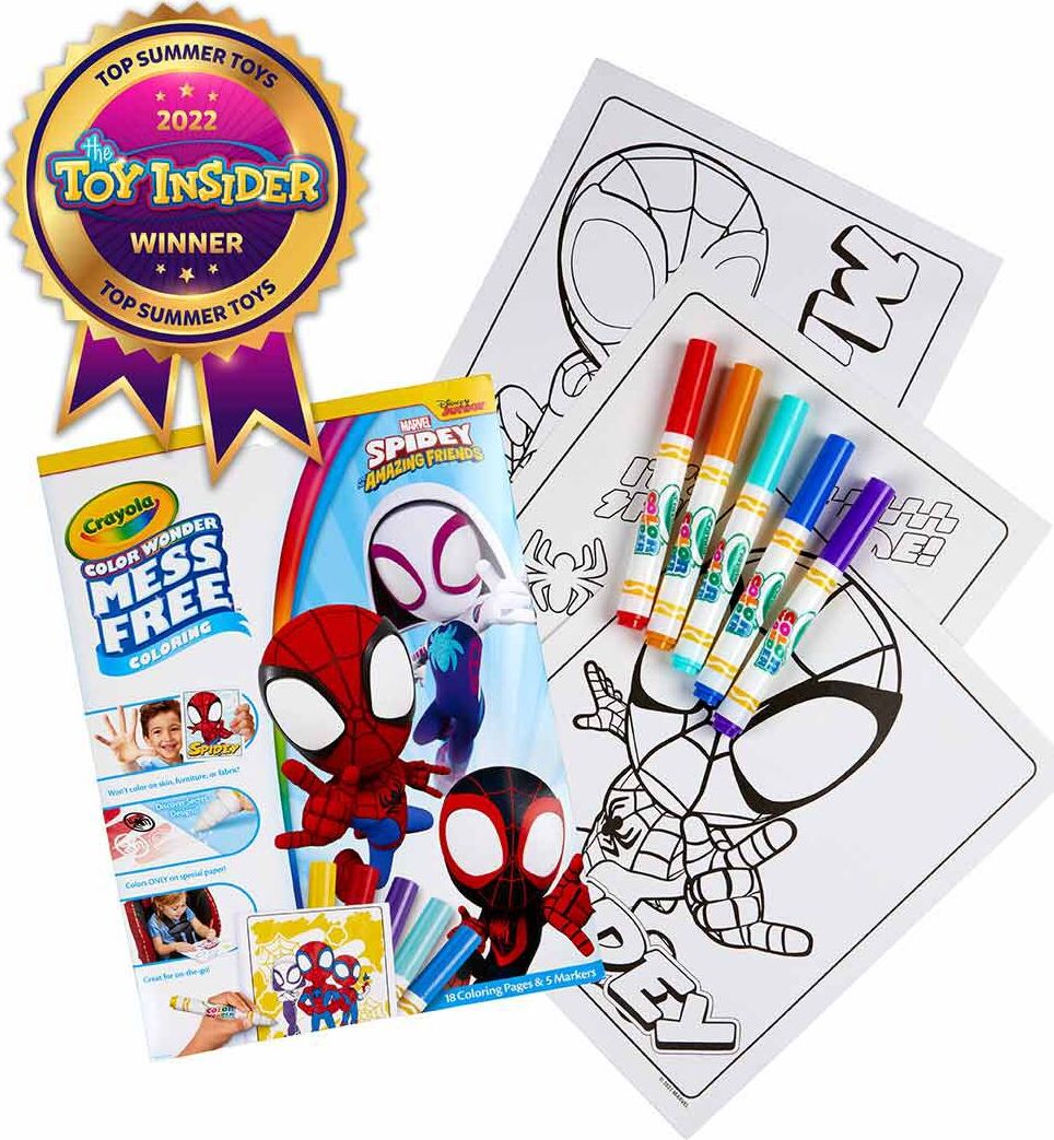 Color Wonder Coloring Pad & Markers, Spidey and his Amazing Friends