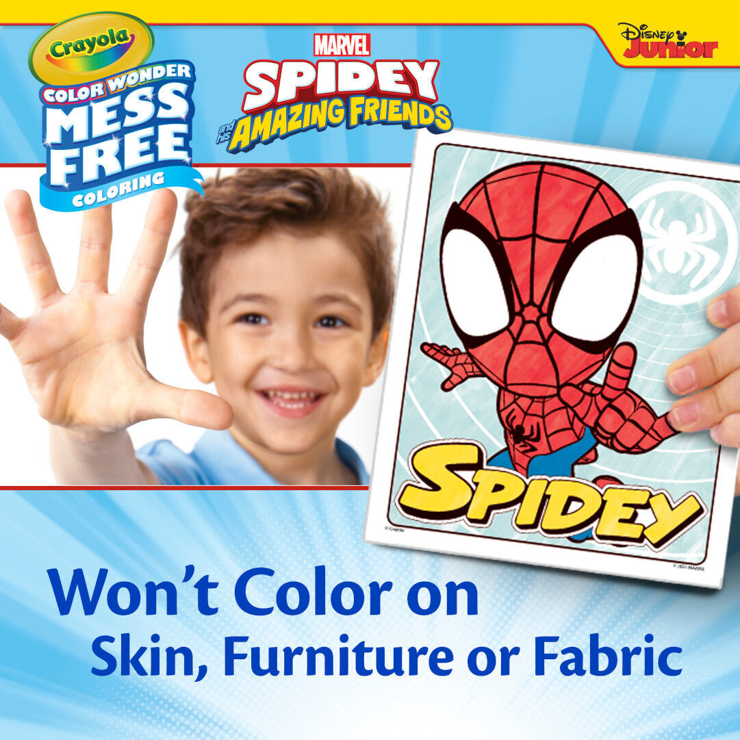 Color Wonder Coloring Pad & Markers, Spidey and his Amazing Friends