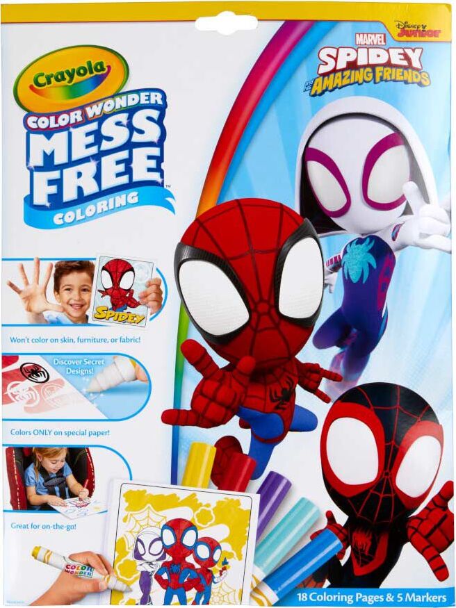 Color Wonder Coloring Pad & Markers, Spidey and his Amazing Friends