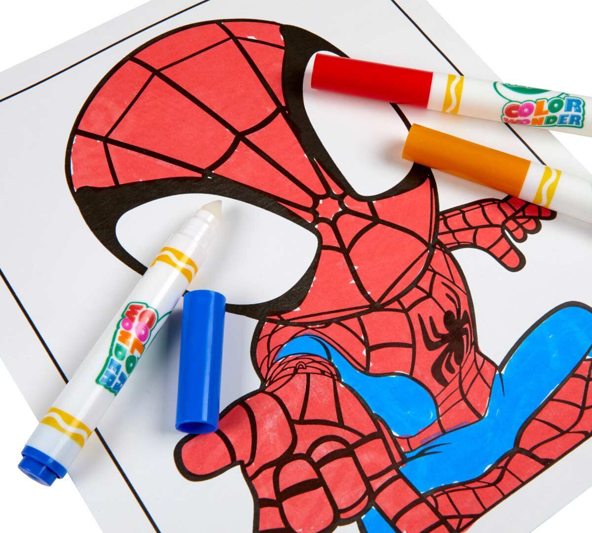 Color Wonder Coloring Pad & Markers, Spidey and his Amazing Friends