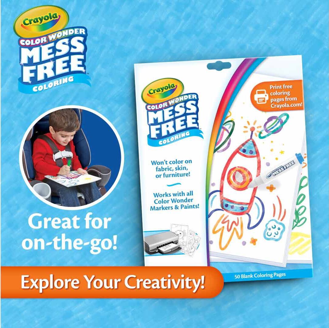 Color Wonder 50 Blank Coloring Pages