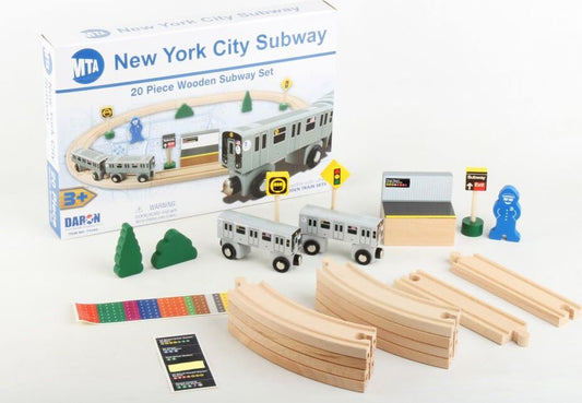 MTA Wooden Train Set