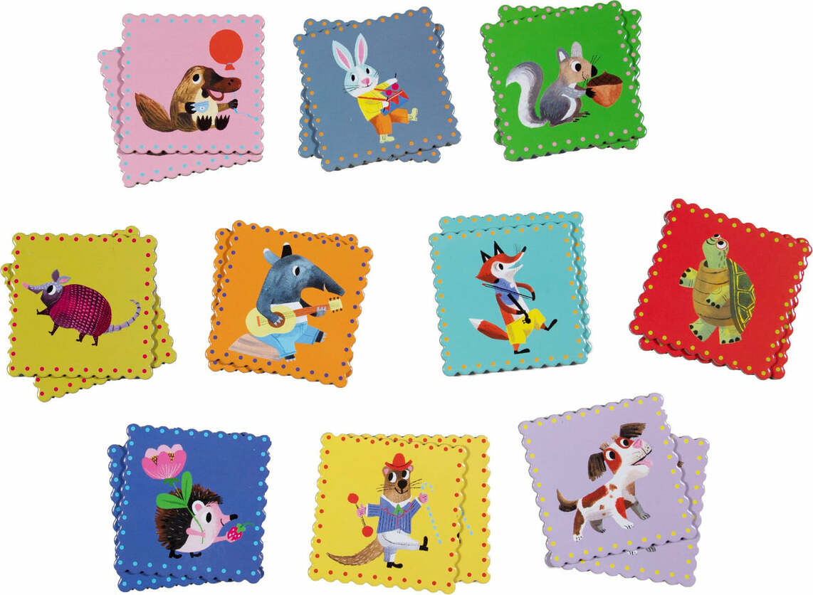 Pre-School Nice Animals Memory Game