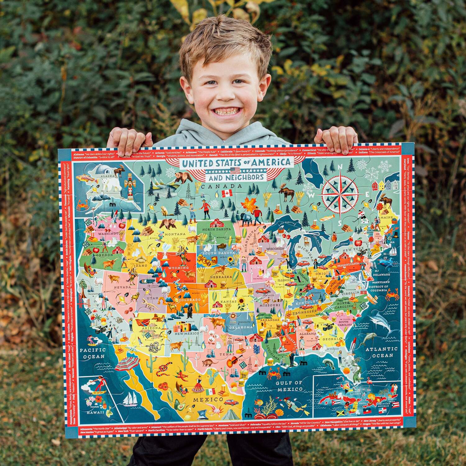 USA (48 piece giant puzzles)