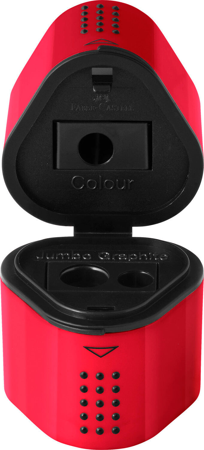Single Grip Trio Pencil Sharpener, Blister