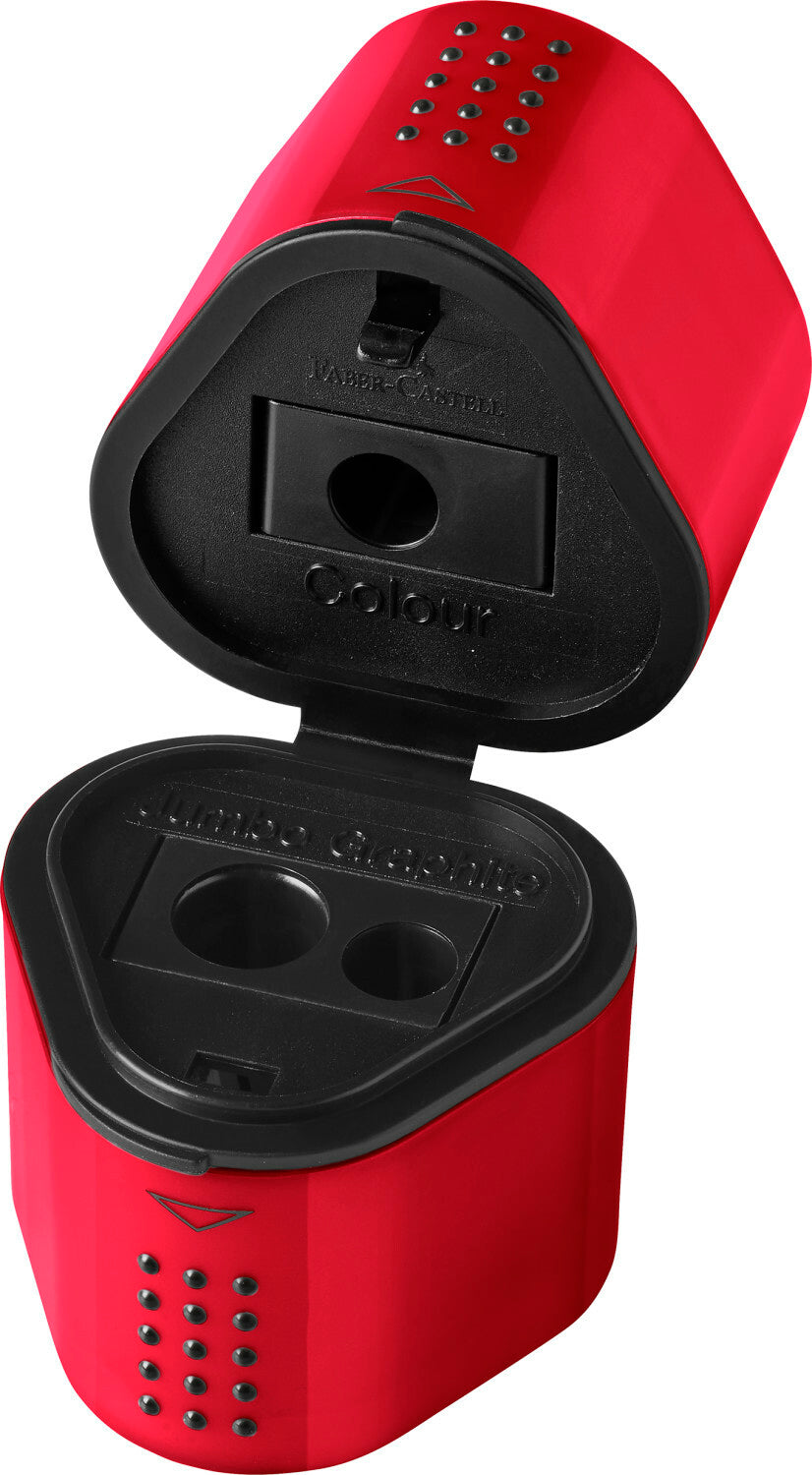 Single Grip Trio Pencil Sharpener, Blister