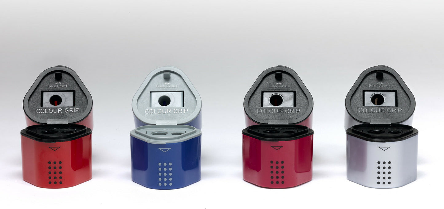 Single Grip Trio Pencil Sharpener, Blister