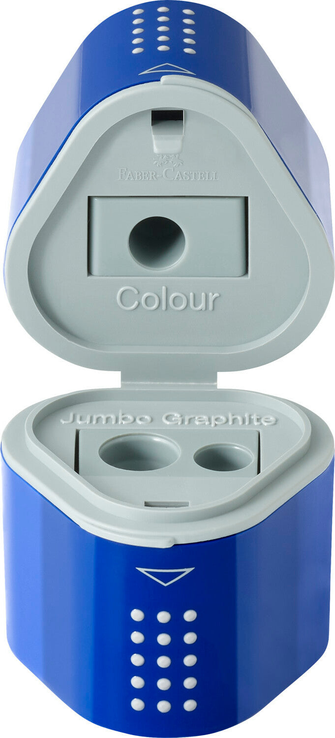 Single Grip Trio Pencil Sharpener, Blister