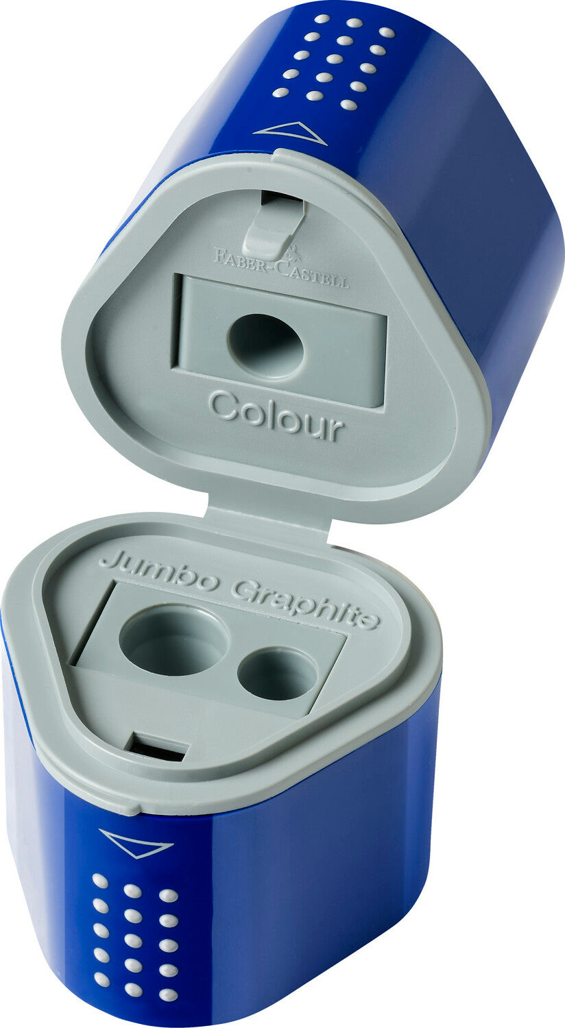 Single Grip Trio Pencil Sharpener, Blister