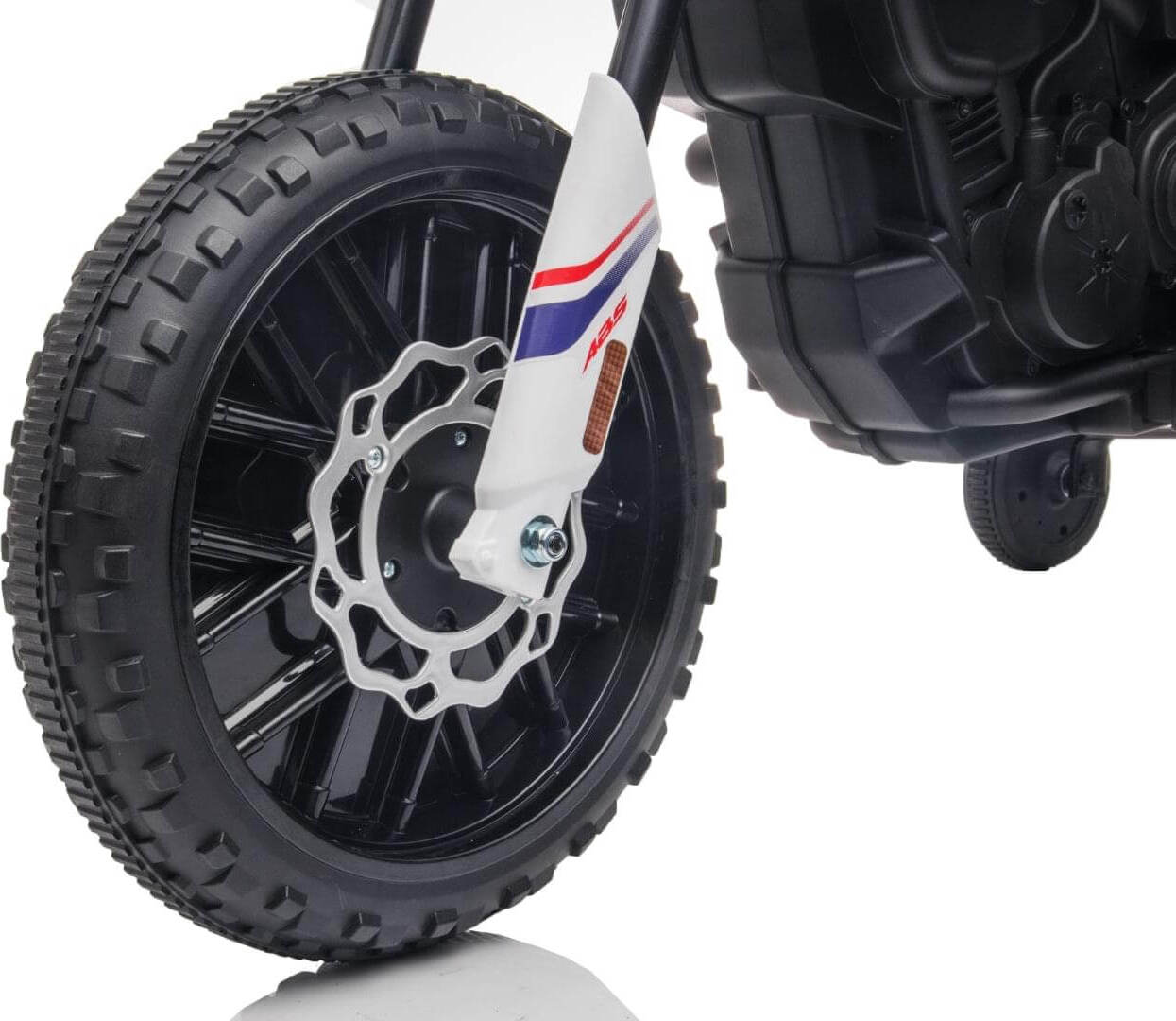 12V Aprilia Motorcycle 1 Seater Ride-on (White)