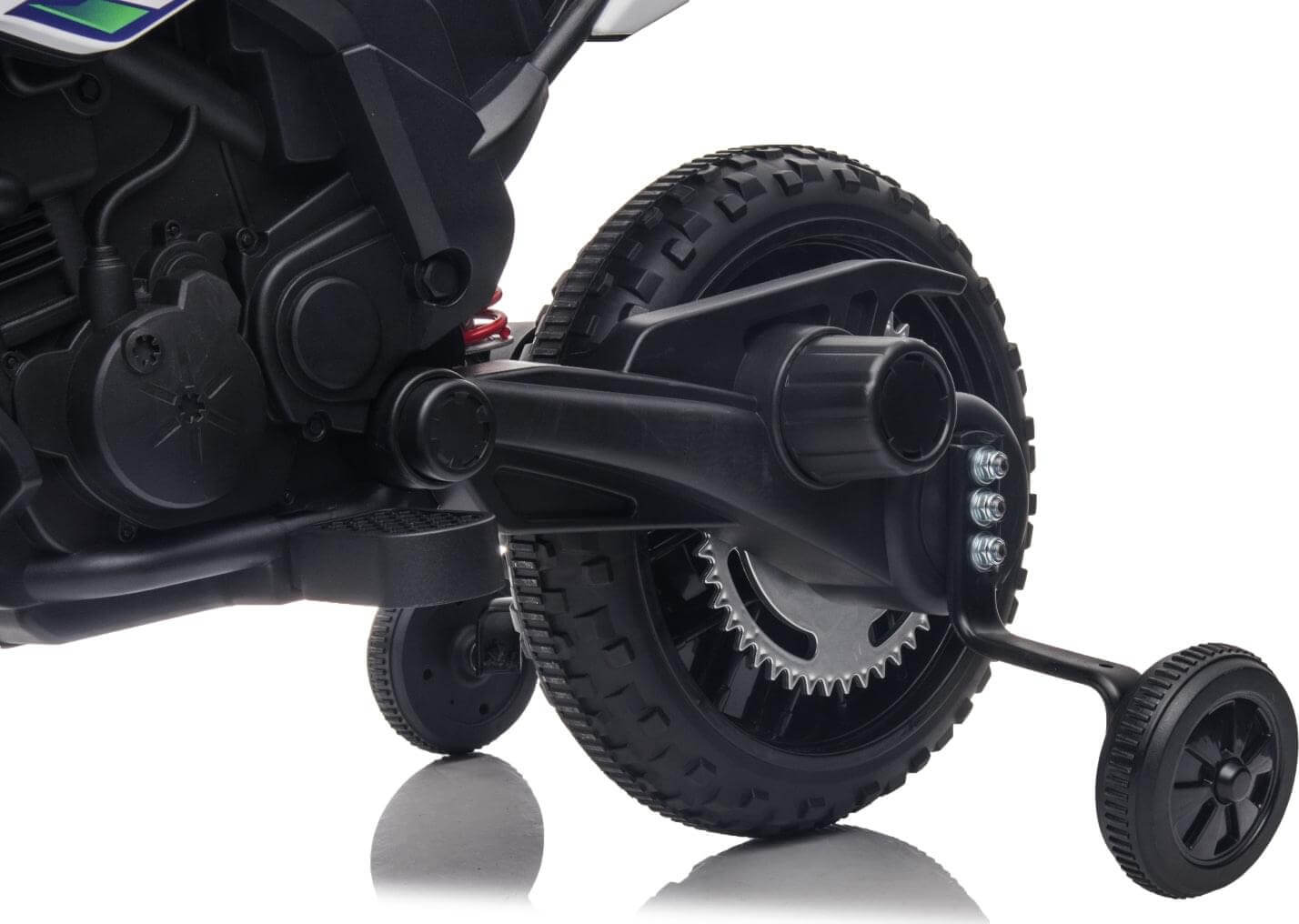 12V Aprilia Motorcycle 1 Seater Ride-on (White)