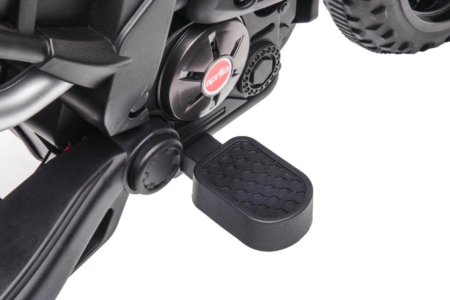 12V Aprilia Motorcycle 1 Seater Ride-on (White)