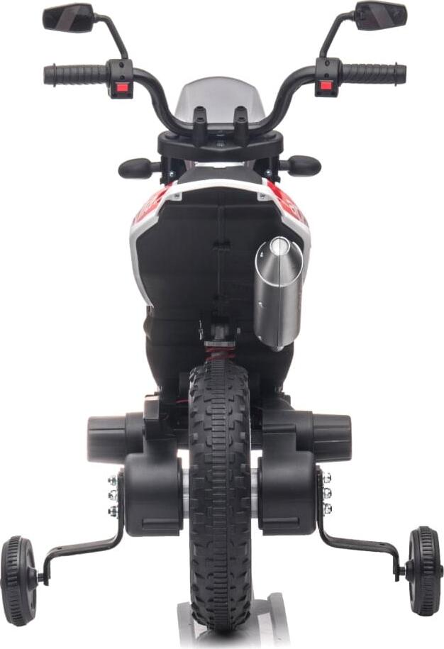 12V Aprilia Motorcycle 1 Seater Ride-on (White)