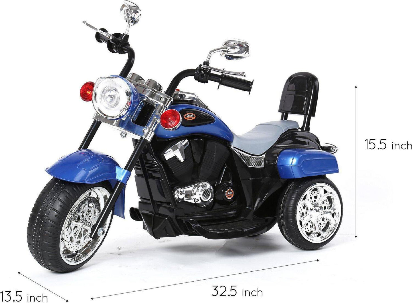 6V Freddo Toys Chopper Style Ride on Trike (Blue)