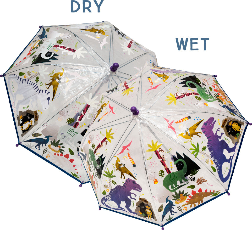 Dino Transparent Color Changing Umbrella