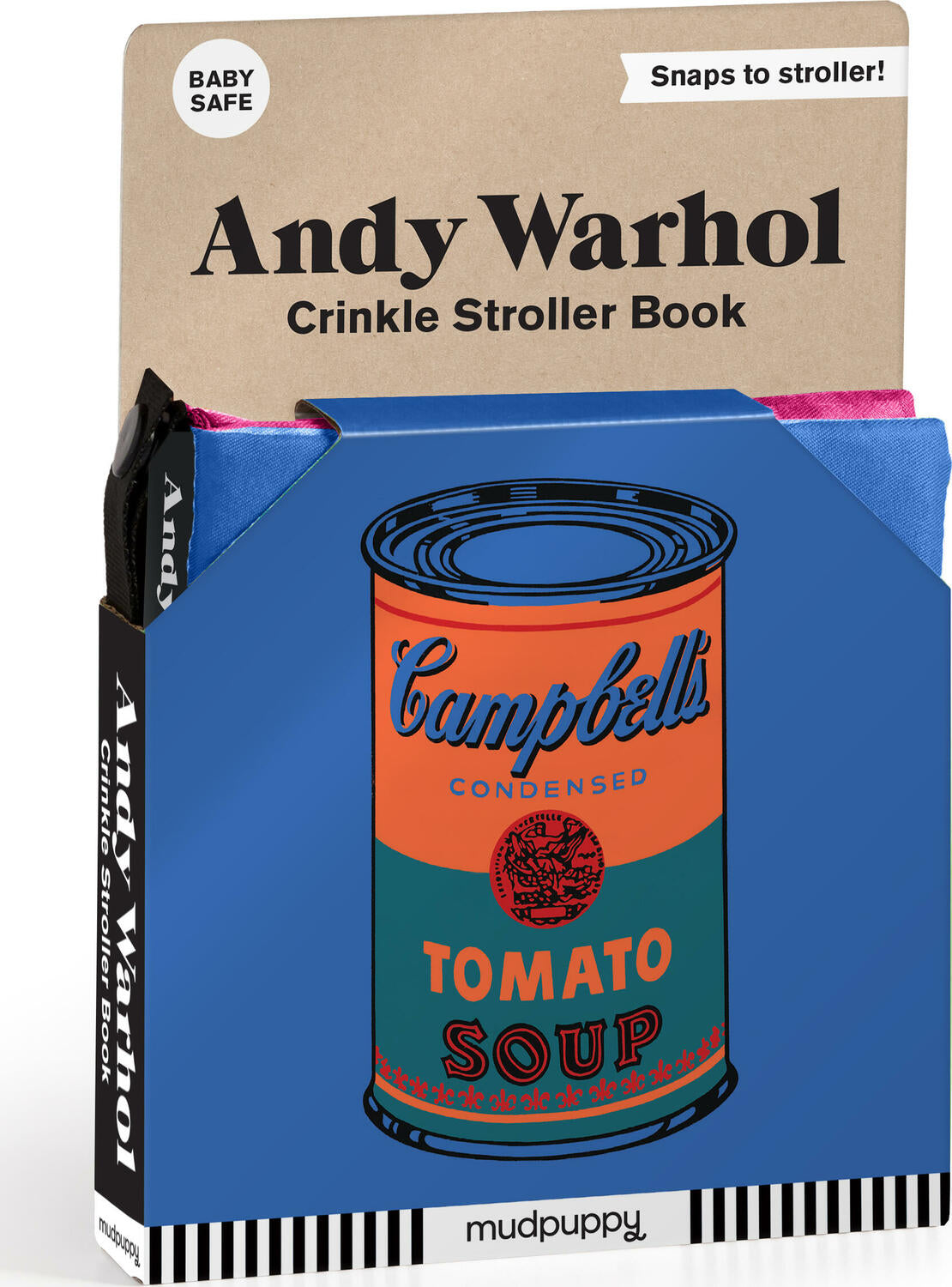 Andy Warhol Crinkle Fabric Stroller Book
