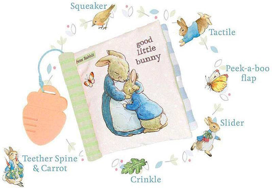 Peter Rabbit Soft Book with Teether