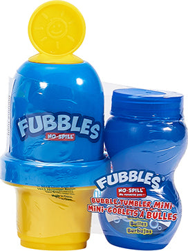 Little Kids Fubbles No-Spill Bubble Tumbler Minis includes 2 Fl. Oz.