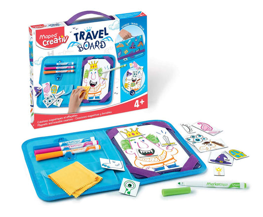 TRANSPARENT TRAVEL BOARD CREATIVE 18 PCS