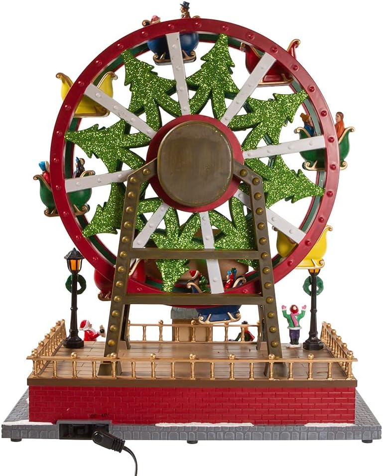 13" Lited Musical Ferris Wheel