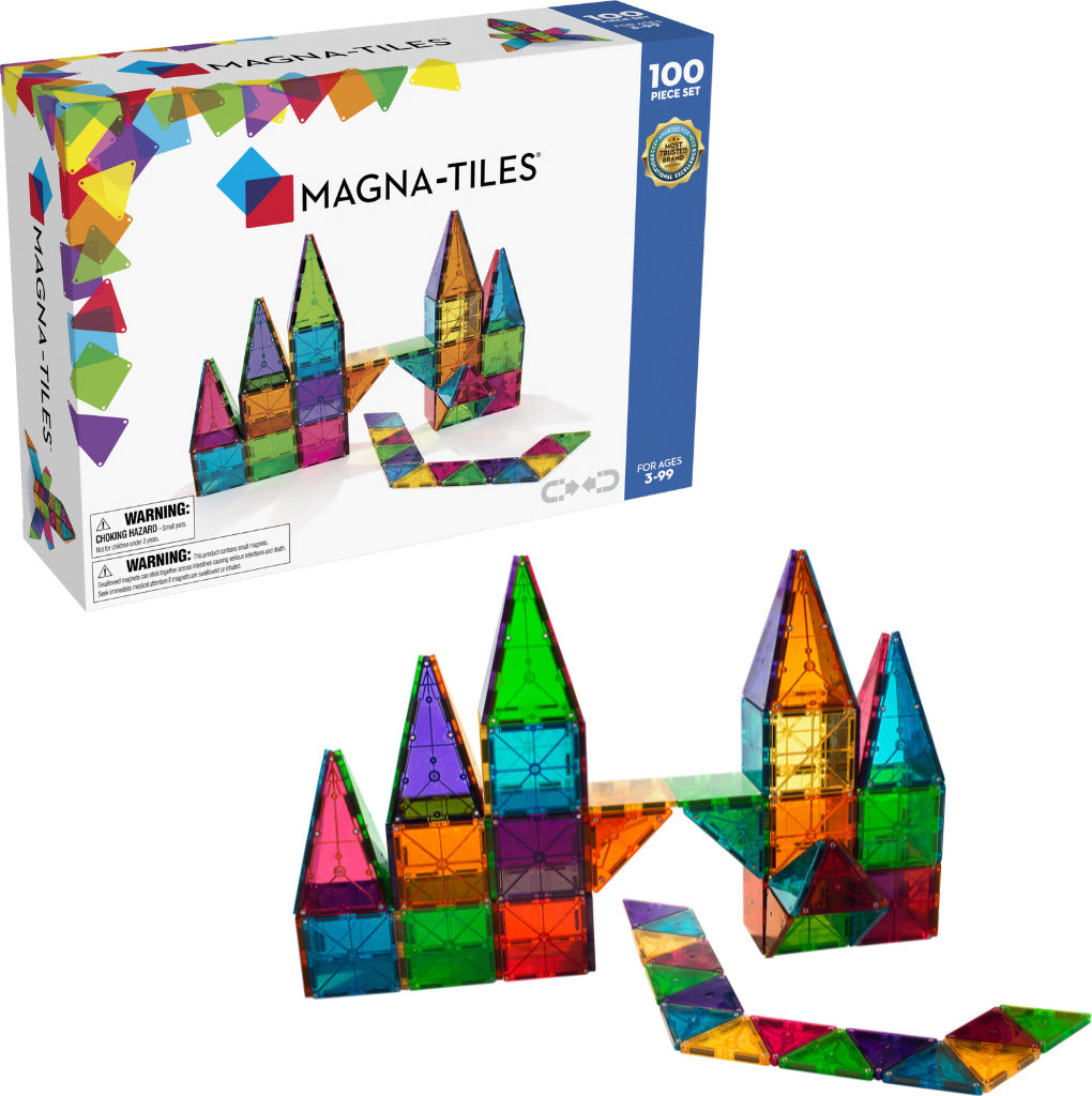 MagnaTiles Clear Colors 100 Piece Set