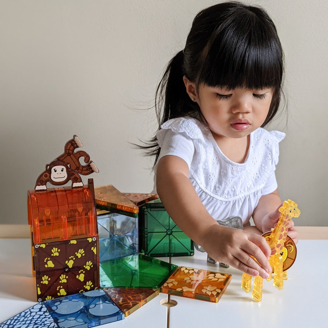 Magna-Tiles Safari Animals 25-Piece Set Magnatiles