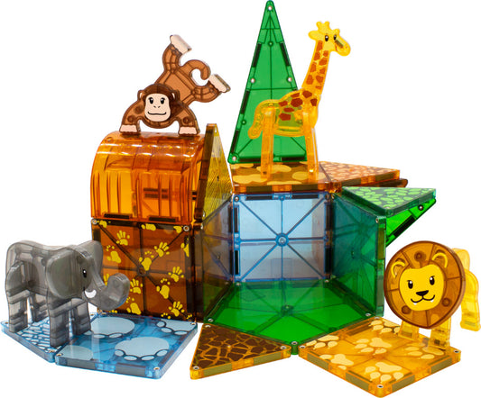 Magna-Tiles Safari Animals 25-Piece Set Magnatiles