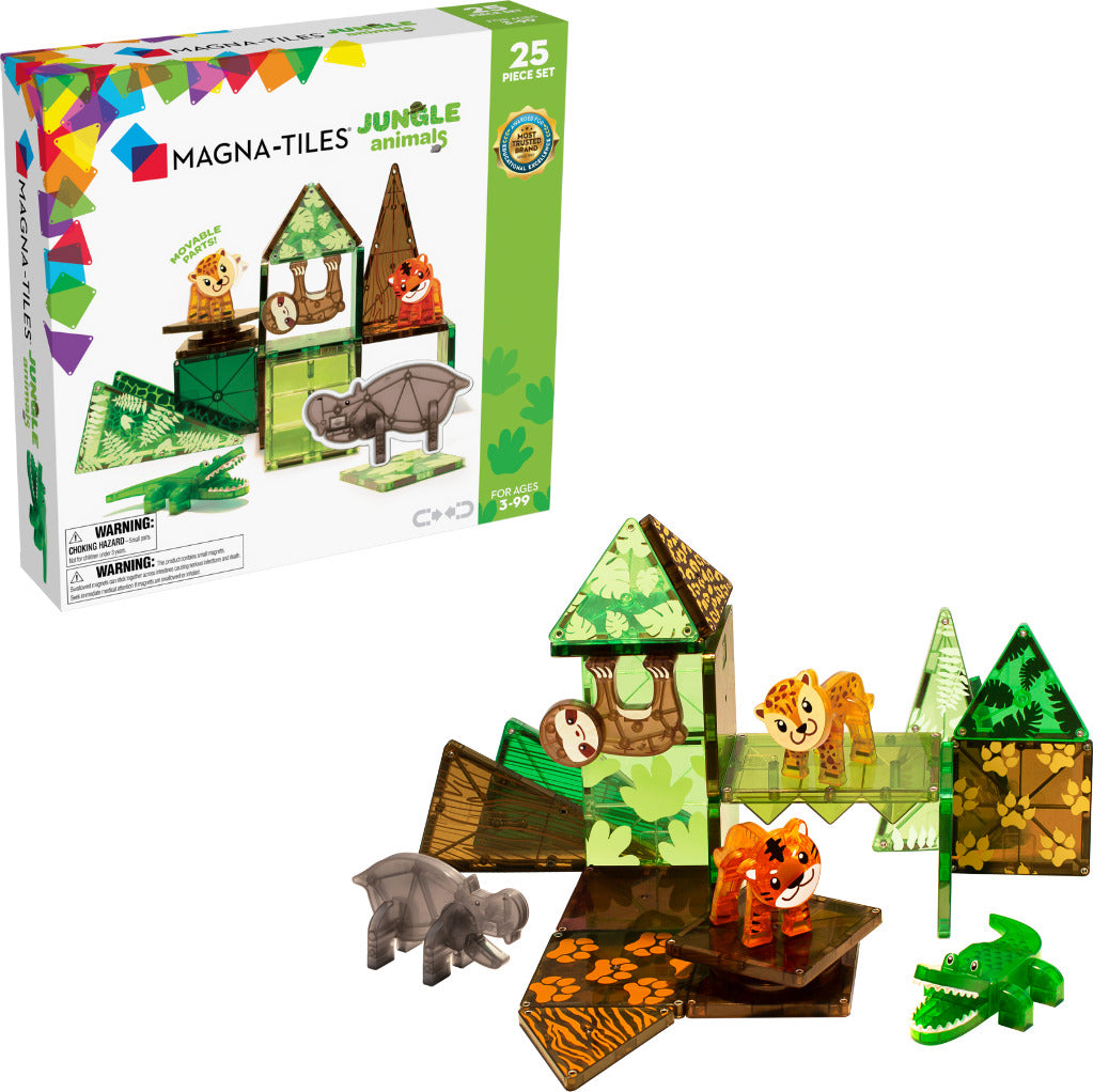 Magna-Tiles Jungle Animals 25 Piece Set Magnatiles