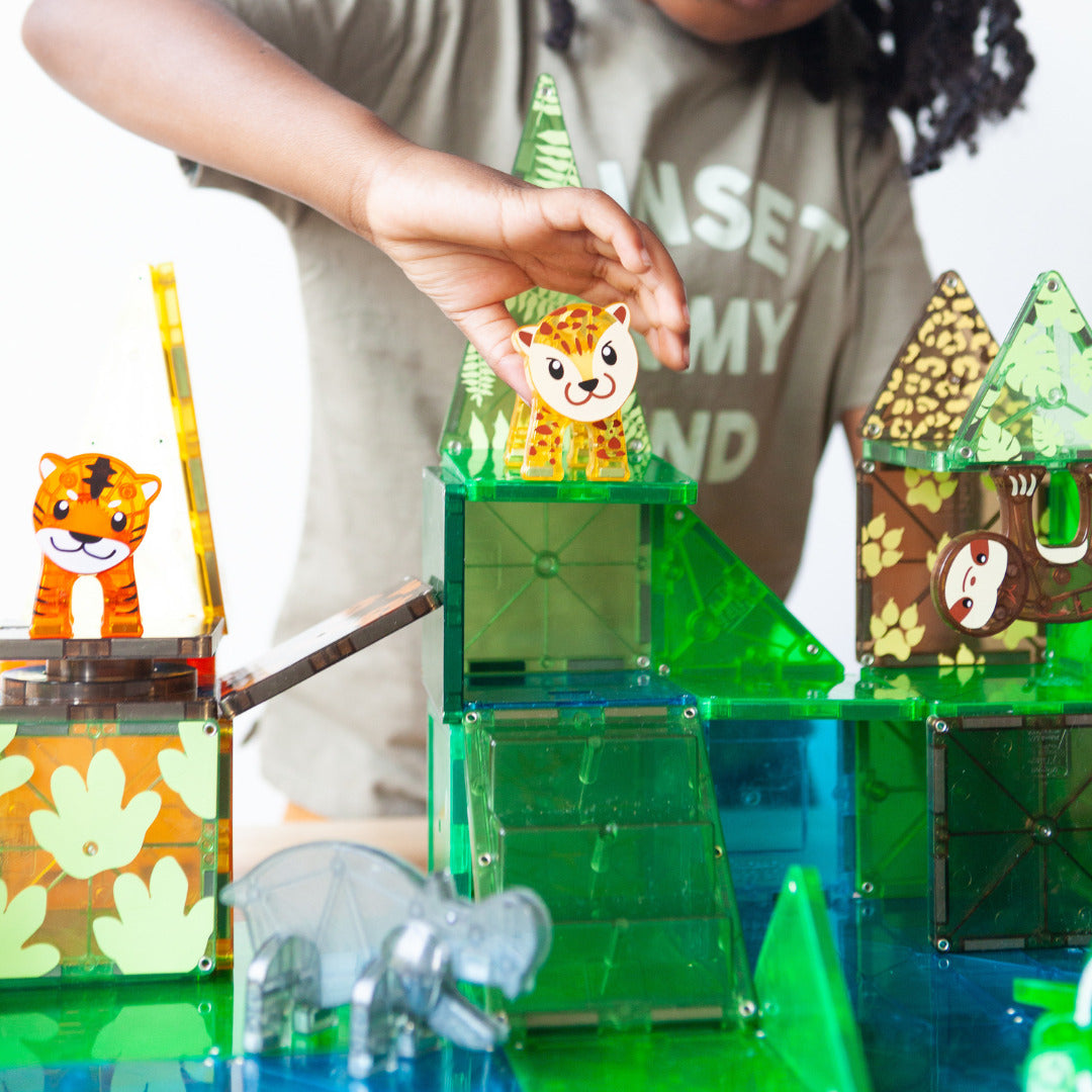 Magna-Tiles Jungle Animals 25 Piece Set Magnatiles