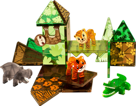 Magna-Tiles Jungle Animals 25 Piece Set Magnatiles