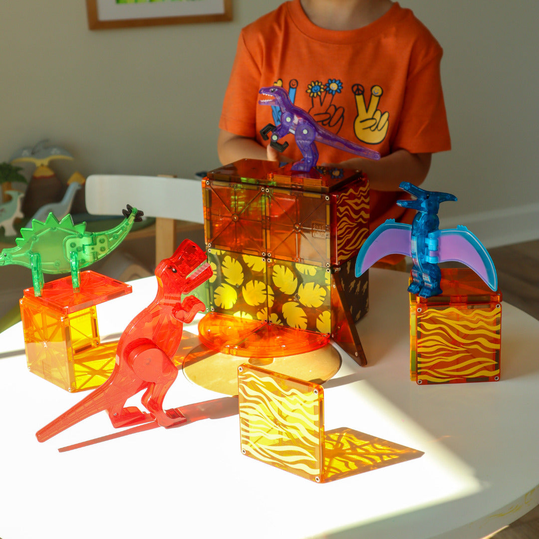 Magna-Tiles Dino World (40 Piece Set) Magnatiles