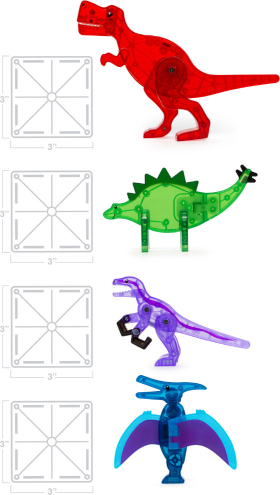 Magna-Tiles Dino World (40 Piece Set) Magnatiles