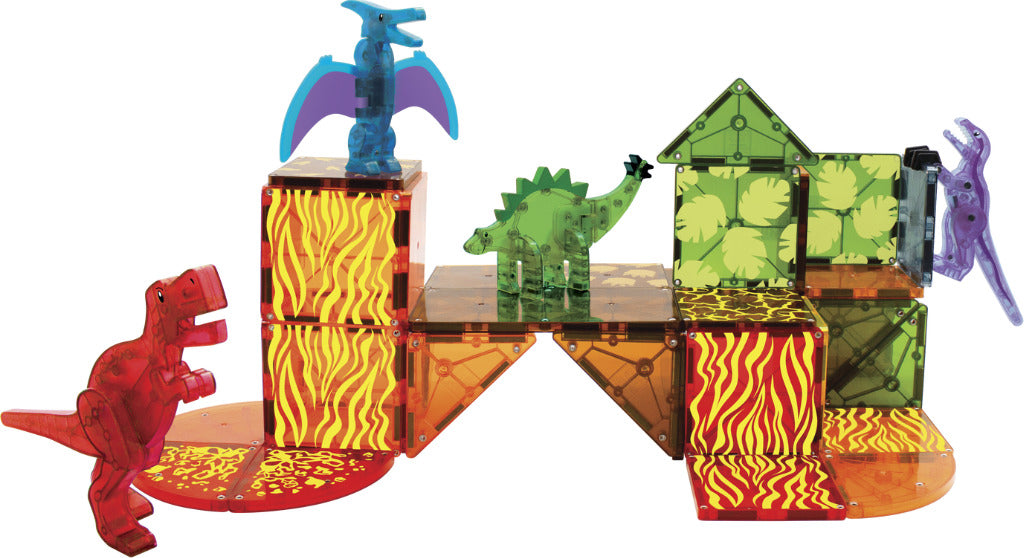 Magna-Tiles Dino World (40 Piece Set) Magnatiles