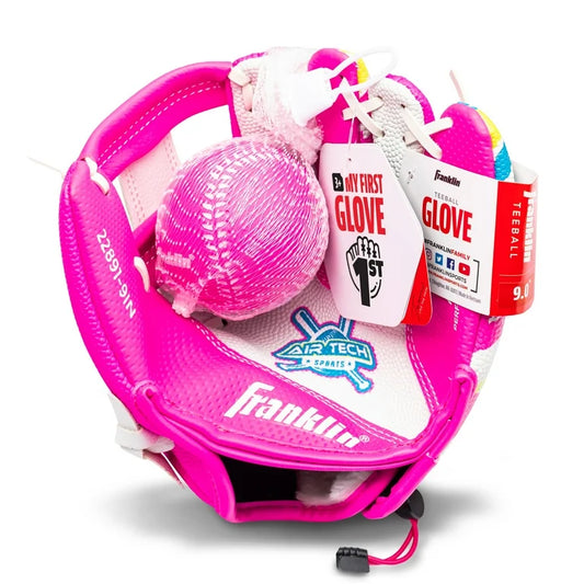 9 PINKWHITE BBG baseball glove 9 AIRTECH FIELDING GLOVE WBALL