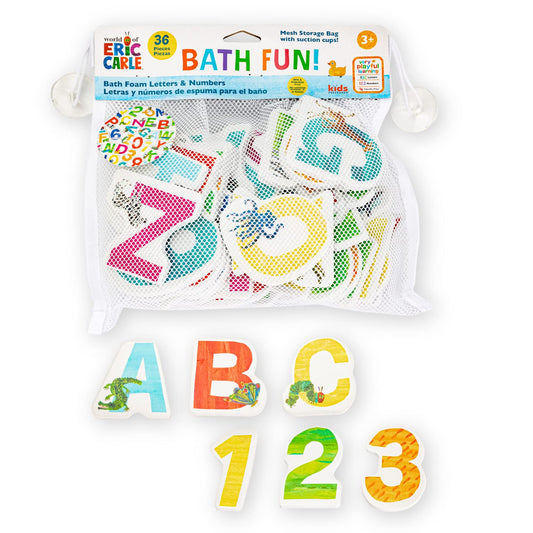 ERIC CARLE BATH LETTERS & NUMBERS