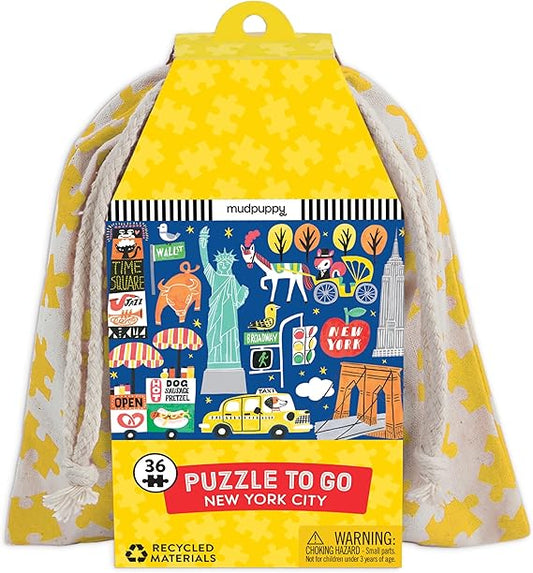 NYC Puzzle to go New York Pouch