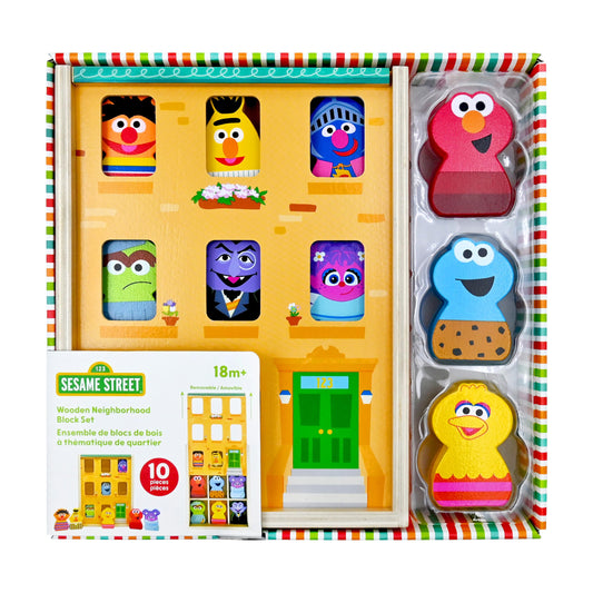 SESAME STREETWOODEN NEIGHBORHOOD SET