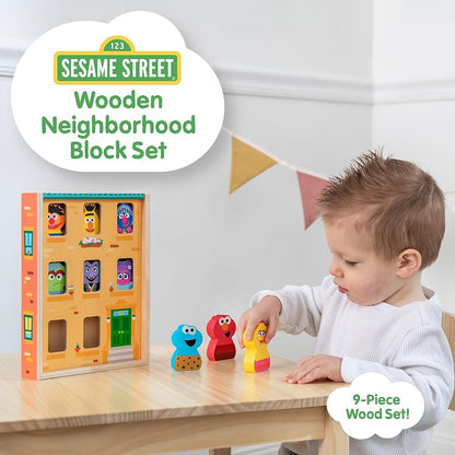 SESAME STREETWOODEN NEIGHBORHOOD SET