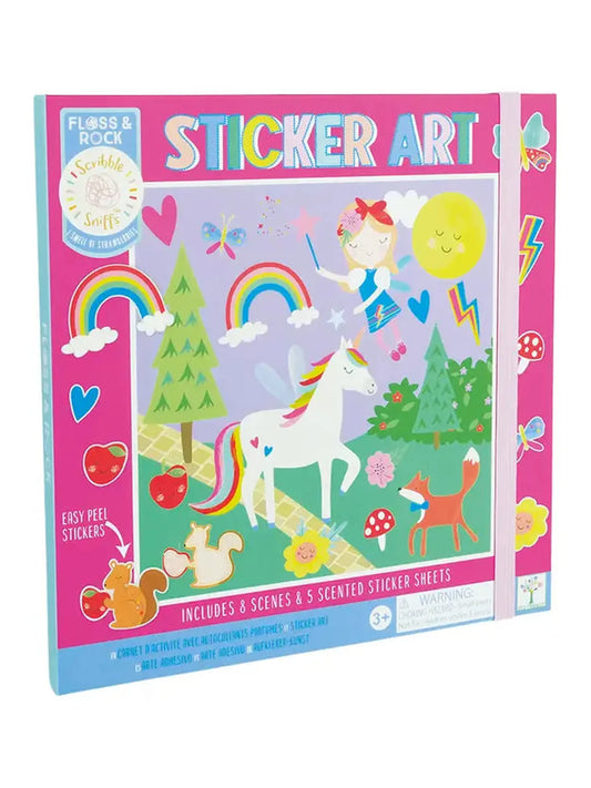 RAINBOW FAIRY STICKER ART