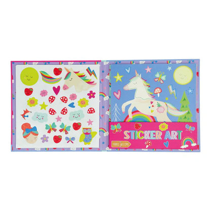 RAINBOW FAIRY STICKER ART