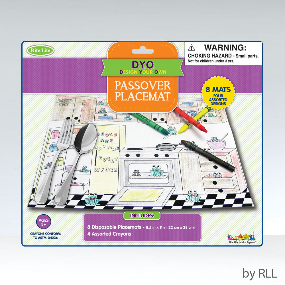 Passover Coloring Placemats