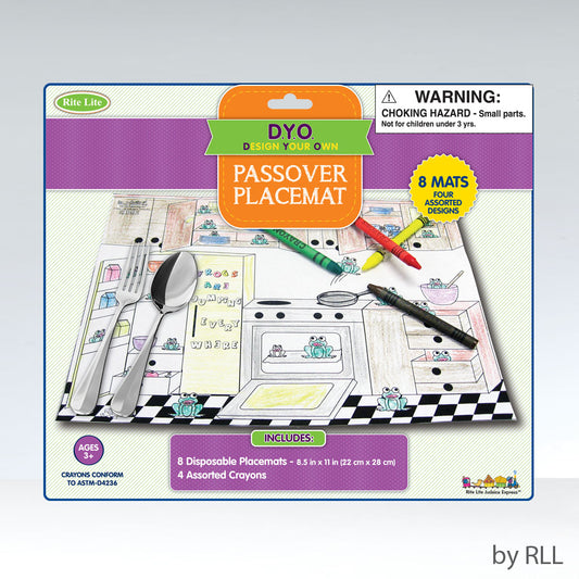Passover Coloring Placemats