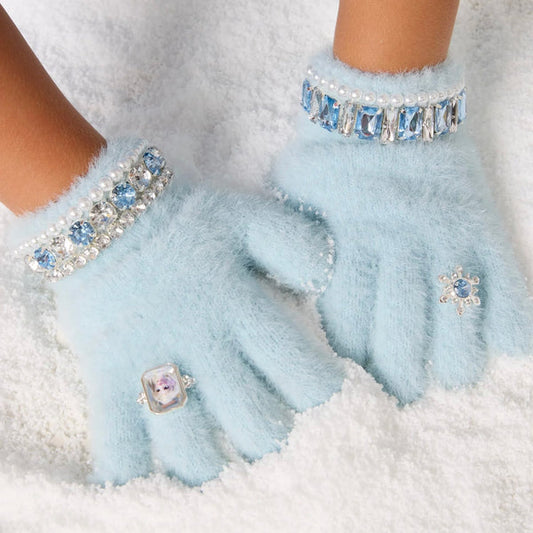 DISNEY ELSA JEWELED GLOVES- SUPER SMALLS