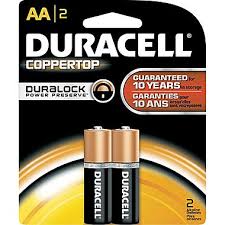 Duracell AA 2 pack Batteries