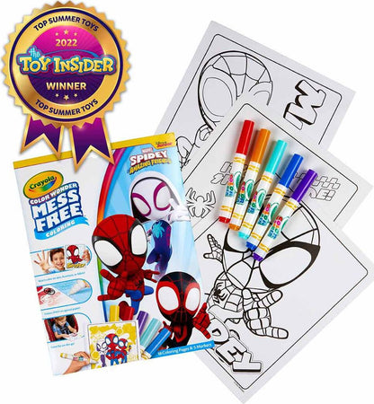 Color Wonder Coloring Pad & Markers, Spidey and his Amazing Friends