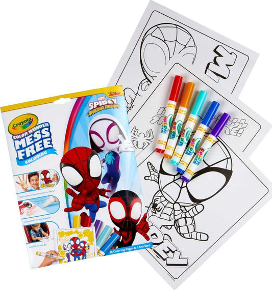 Color Wonder Coloring Pad & Markers, Spidey and his Amazing Friends