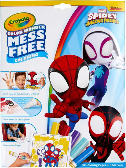 Color Wonder Coloring Pad & Markers, Spidey and his Amazing Friends